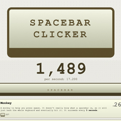 spacebar clicker