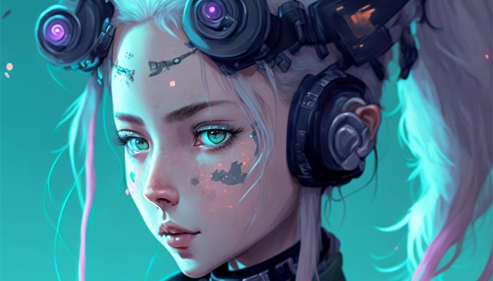 cyberpunk girl